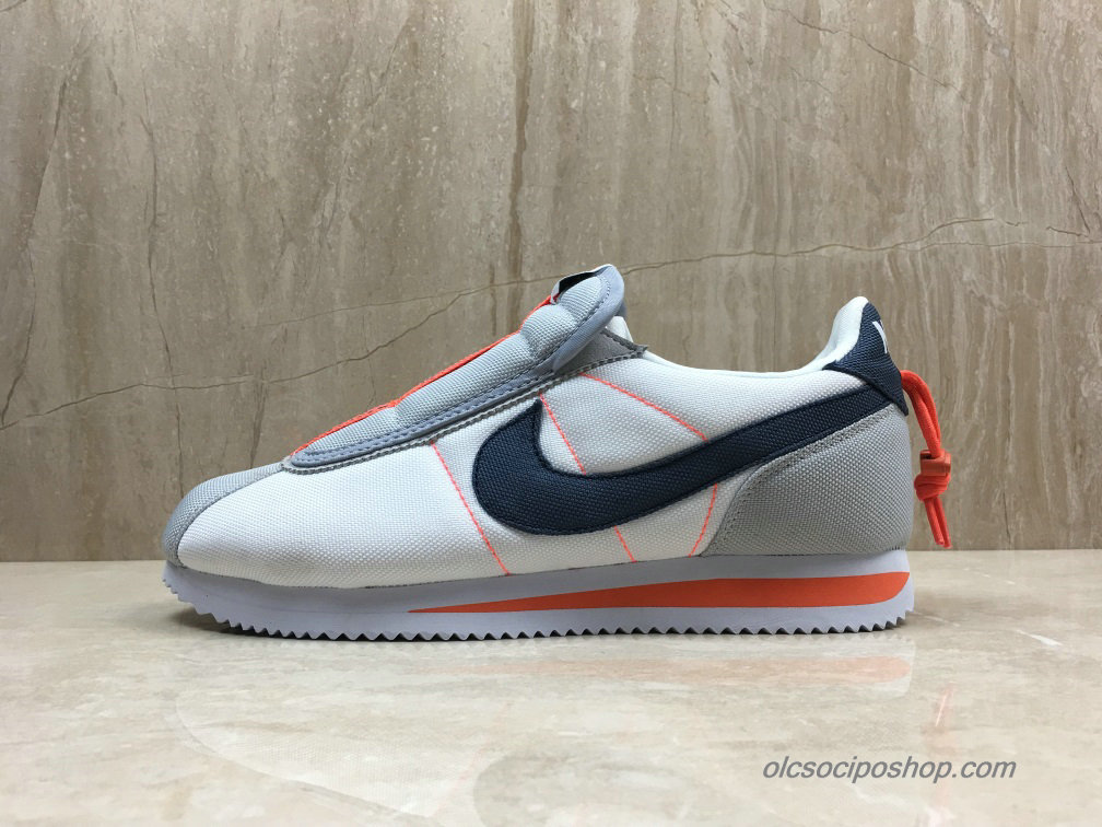 Kendrick Lamar X Nike Cortez Kenny IV Fehér/Fekete/Narancs/Szürke Cipők (AV2950-100)